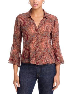 Jasmeet Silk Blouse - Exclusive by PAIGE
