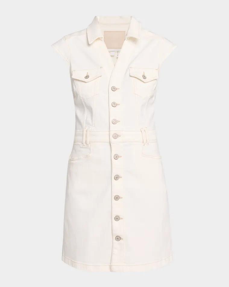 Jaxsyn Denim Mini Dress by PAIGE