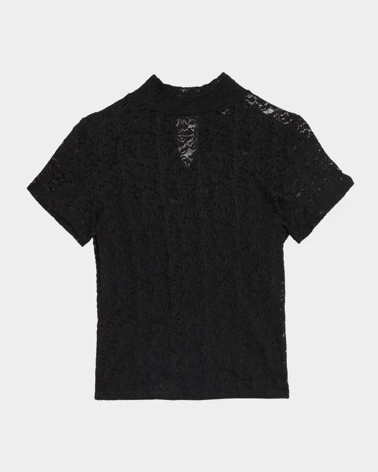 June Floral Lace Tee by PAIGE