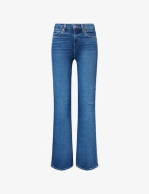 Laurel Canyon Bootcut High-Rise Stretch-Denim Blend Jeans by PAIGE