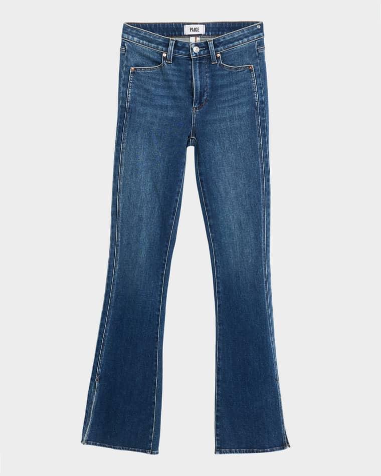 Laurel Canyon High-Rise Jeans with Vent by PAIGE