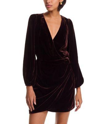 Lawry Faux Wrap Mini Dress by PAIGE