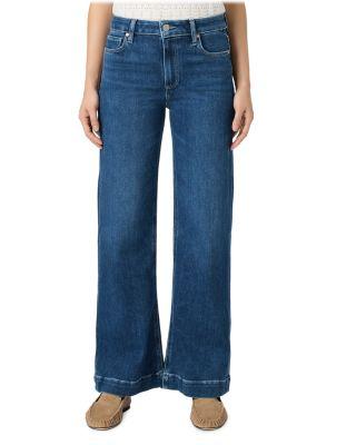 Leenah High Rise Petite Wide Leg Jean in Venetian Breeze by PAIGE