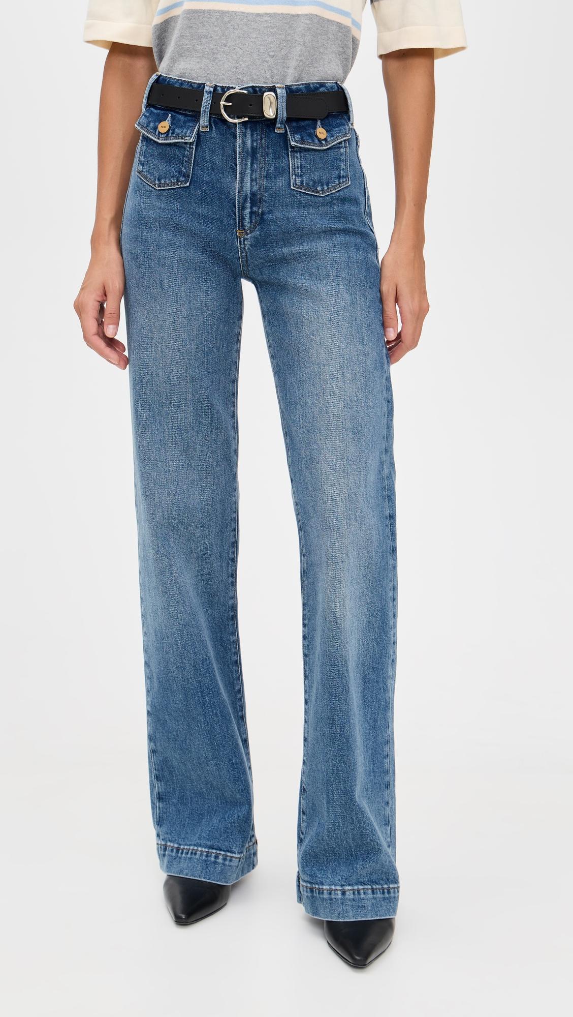 Leenah Jeans with Mini Patch Pockets by PAIGE