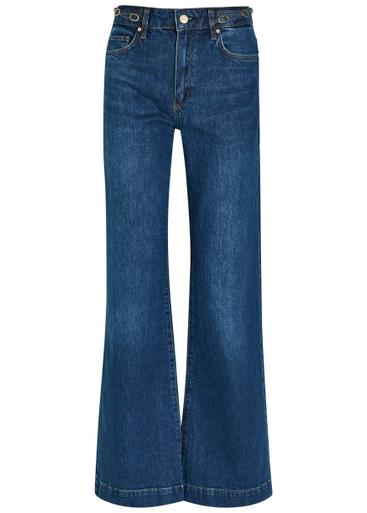 Leenah slim wide-leg jeans by PAIGE