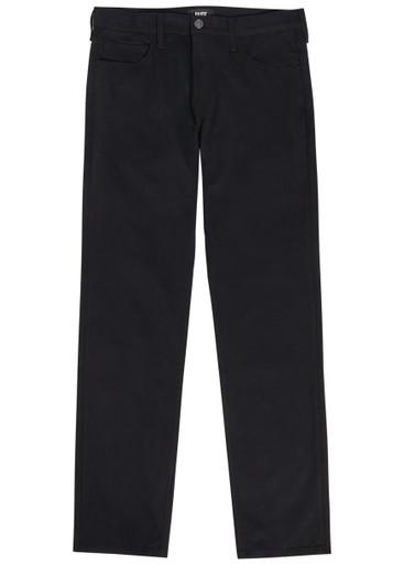 Macneil slim straight-leg twill trousers by PAIGE
