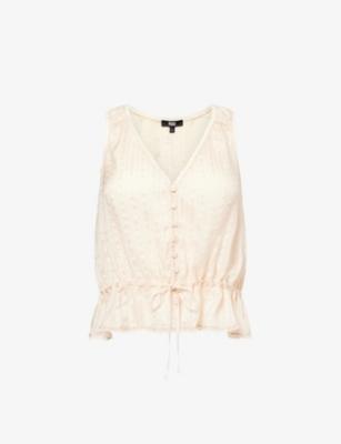 Maiden Sleeveless Silk Top by PAIGE