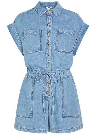 Maliah denim jumpsuit by PAIGE
