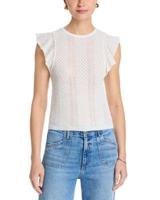Margot Ruffle Sleeve Tank by PAIGE