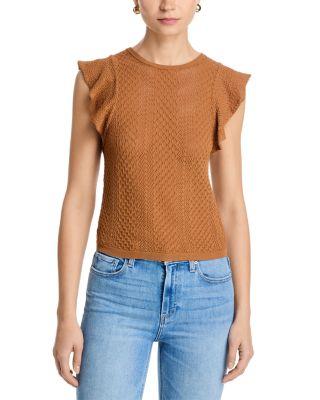 Margot Ruffle Sleeve Tank by PAIGE