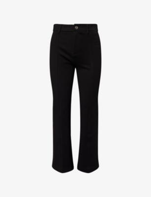 Nixie Straight-Leg Stretch-Woven Trousers by PAIGE