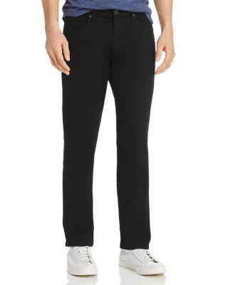 Normandie 32" Straight Fit Jeans in Black Shadow by PAIGE
