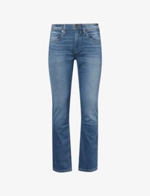 Normandie Straight-Leg Stretch-Denim Blend Jeans by PAIGE