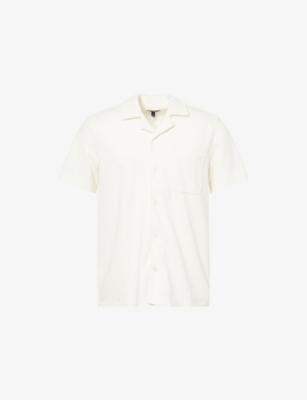 Oliver Ribbed Short-Sleeved Cotton Shirt by PAIGE