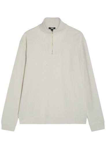 Orion 1/4 zip cotton-blend sweatshirt by PAIGE