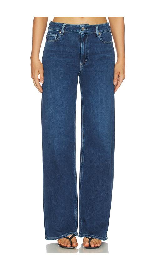PAIGE Anessa Wide Leg Jeans in Blue by PAIGE