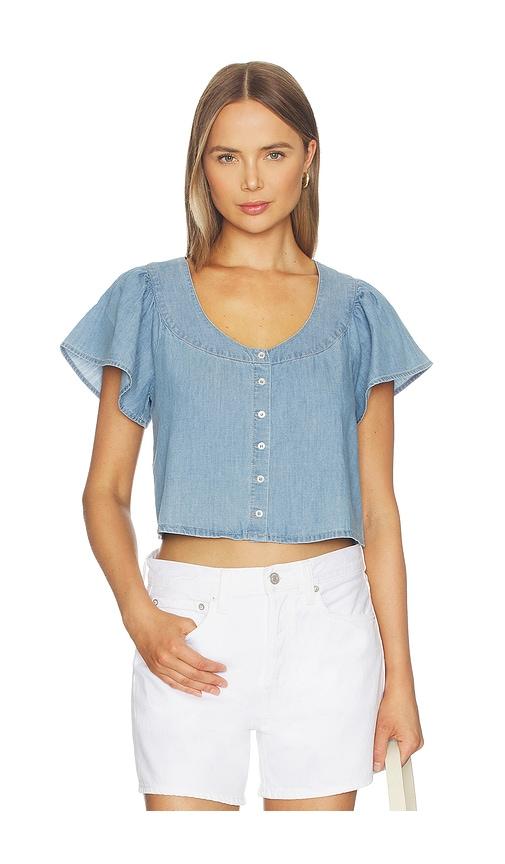 PAIGE Belle Top in Blue by PAIGE