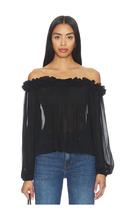 PAIGE Casey Blouse in Black by PAIGE