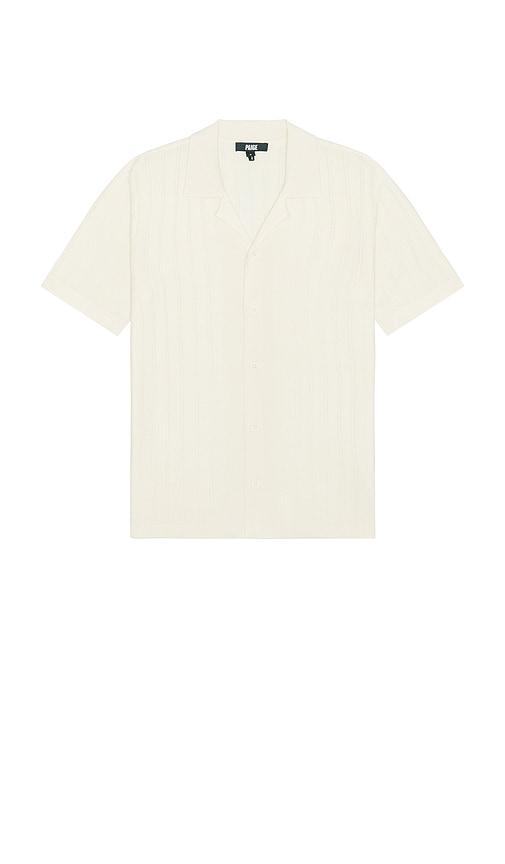 PAIGE Copley Sweater Shirt in Cream by PAIGE