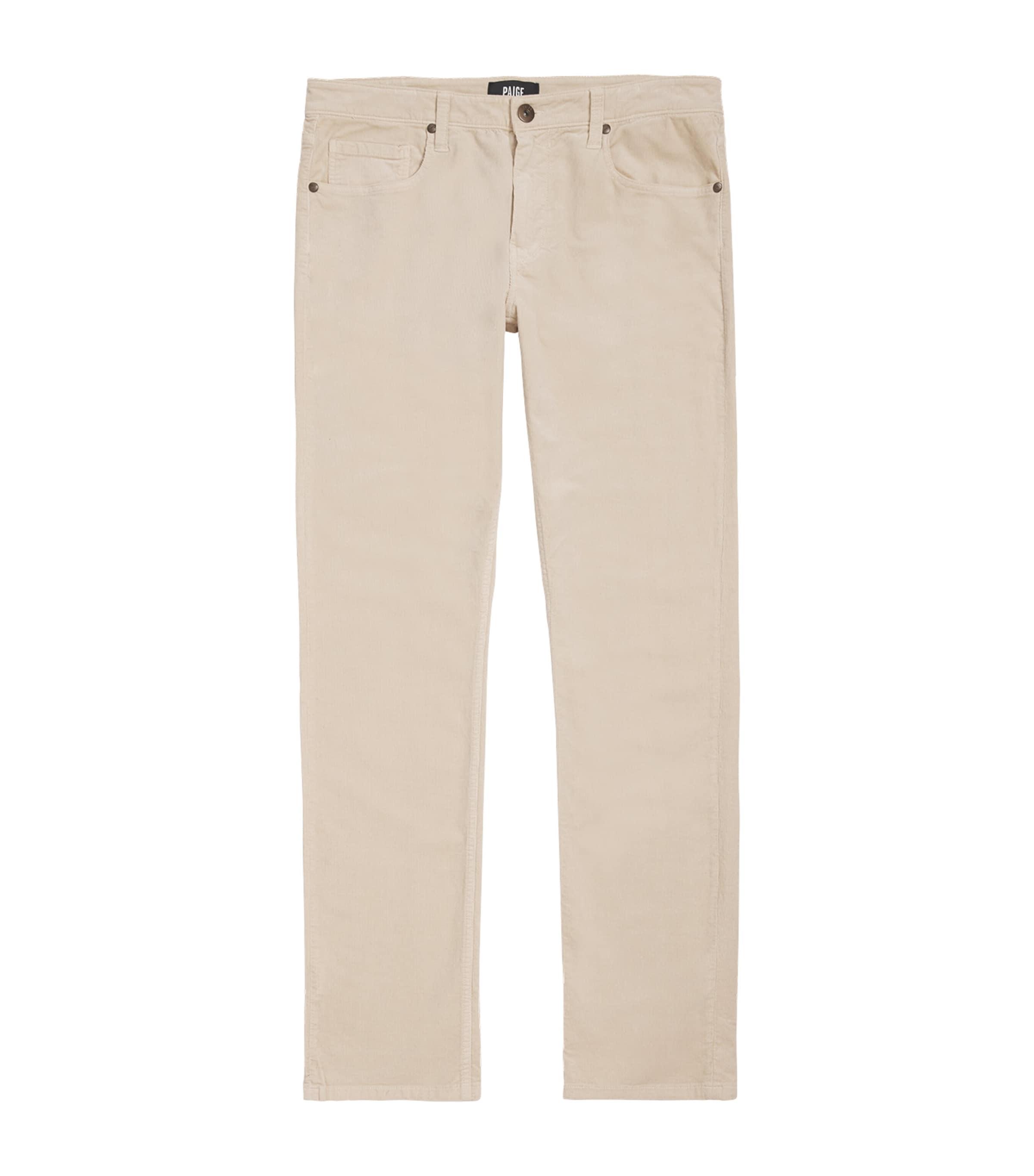 PAIGE Corduroy Federal Slim-Straight Jeans by PAIGE