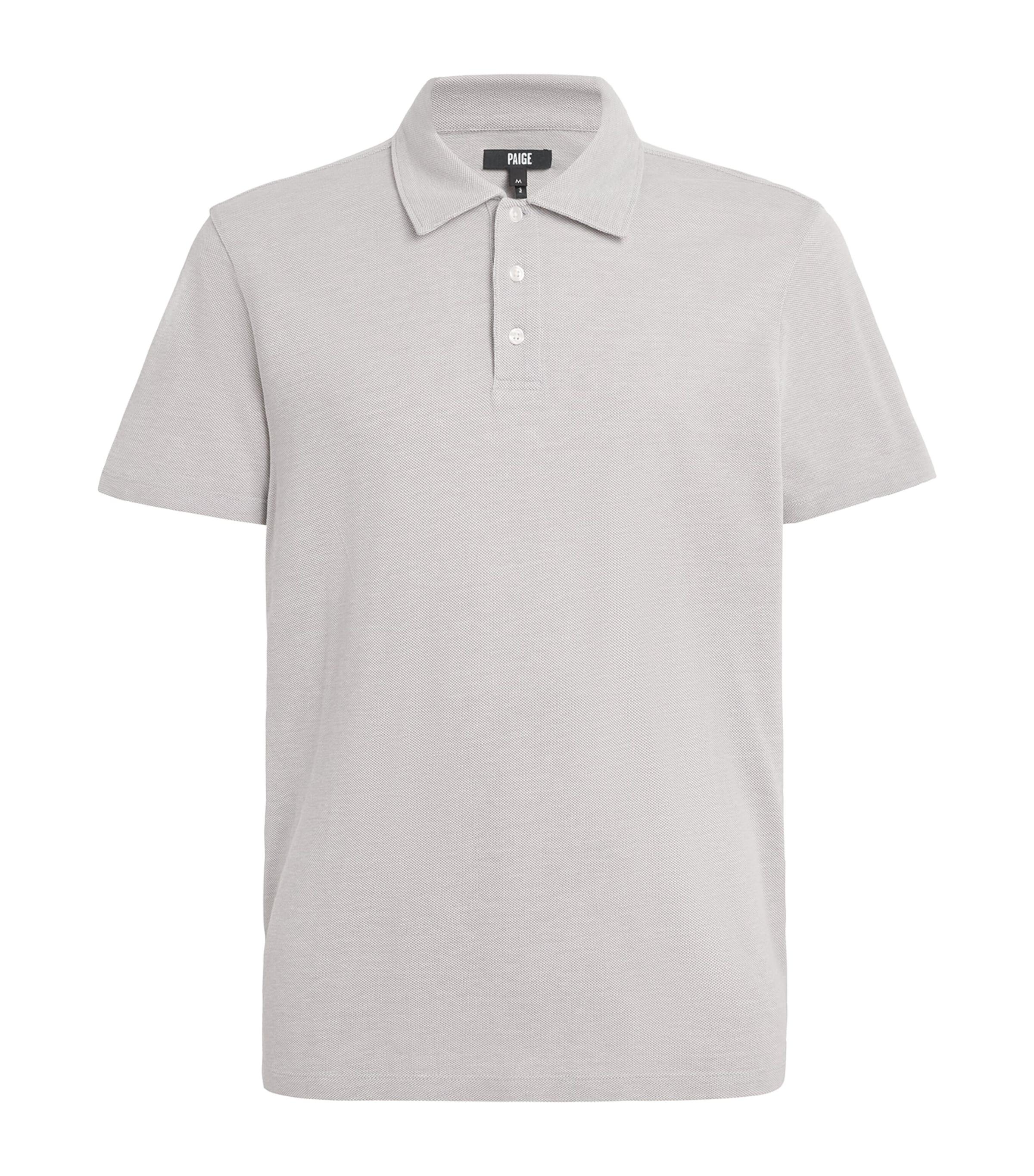PAIGE Cotton Demille Polo Shirt by PAIGE