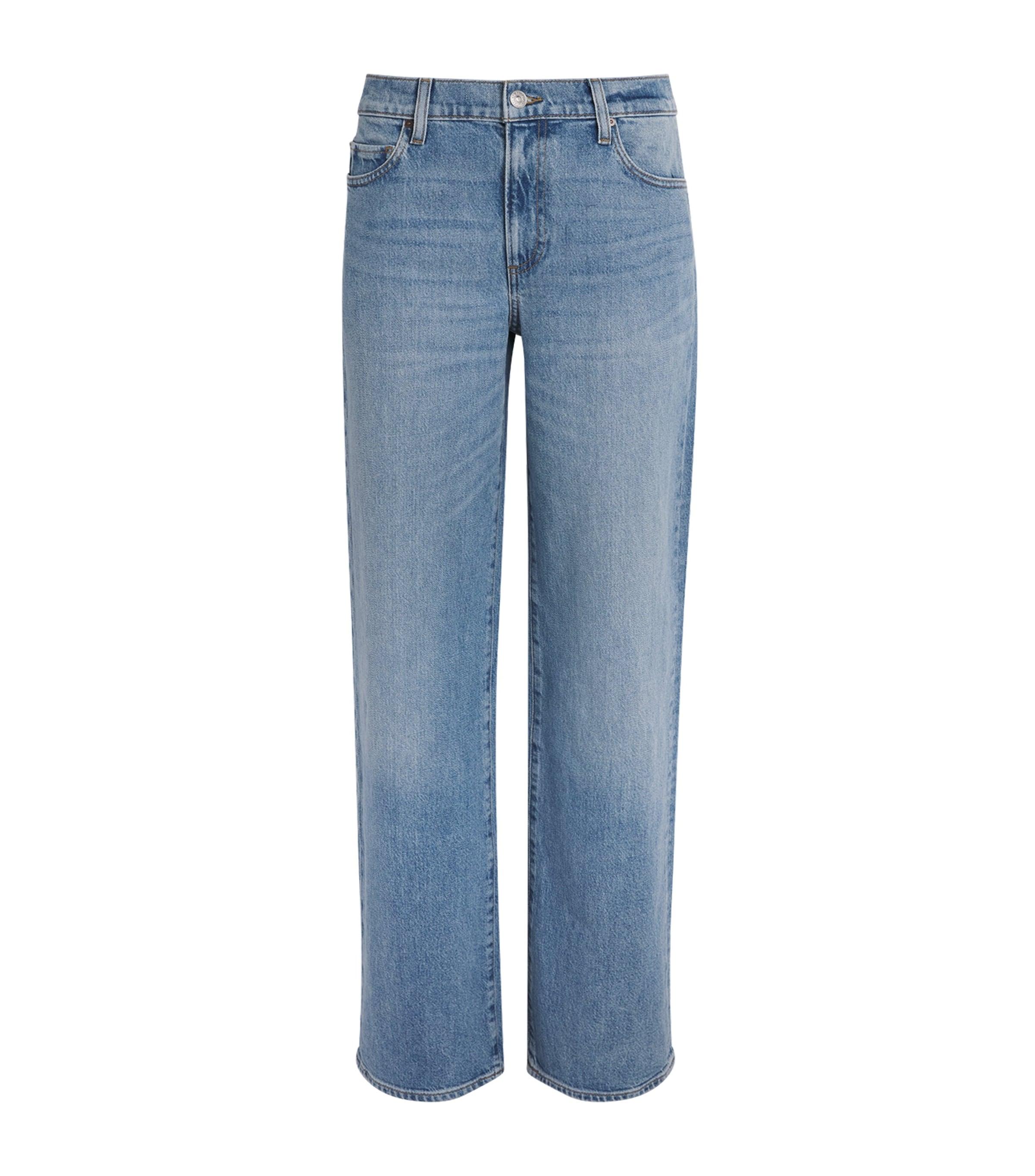 PAIGE Dana Low-Rise Straight Jeans by PAIGE