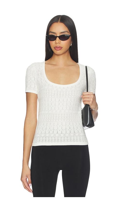 PAIGE Etoile Top in Ivory by PAIGE
