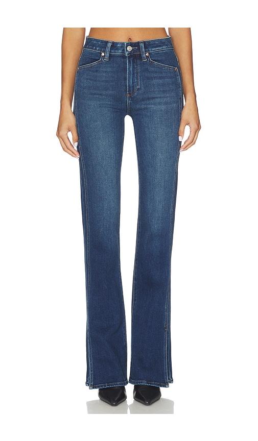PAIGE High Rise Laurel Canyon Bootcut Jeans in Blue by PAIGE