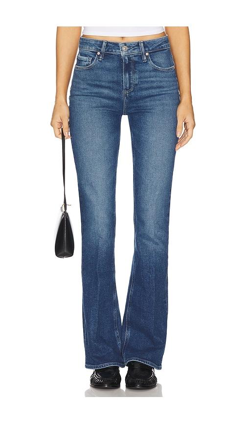 PAIGE High Rise Laurel Canyon Bootcut Jeans in Denim-Dark by PAIGE