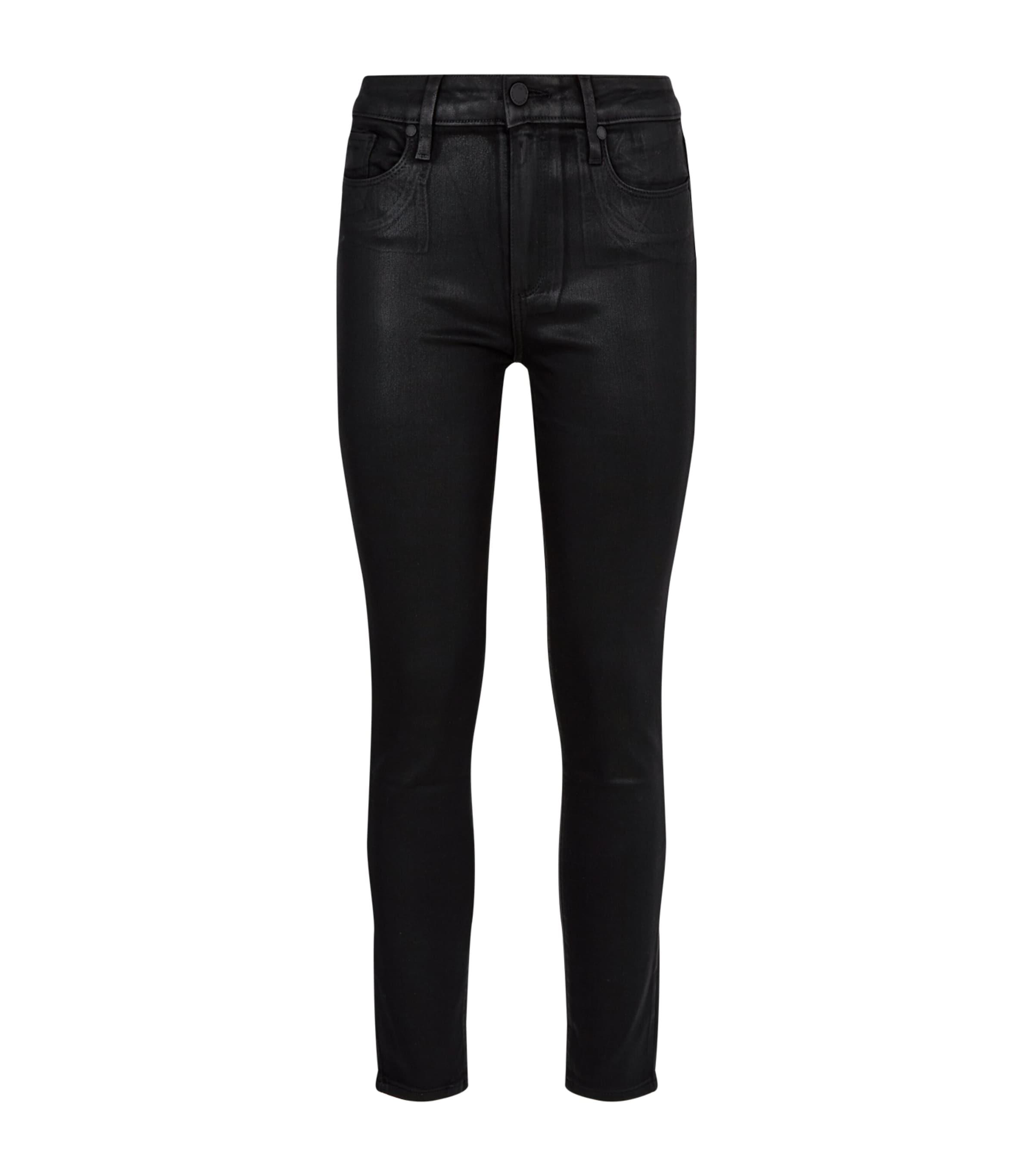 PAIGE Hoxton Coated Skinny Jeans by PAIGE