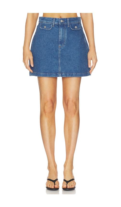 PAIGE Janelle Skirt in Blue by PAIGE