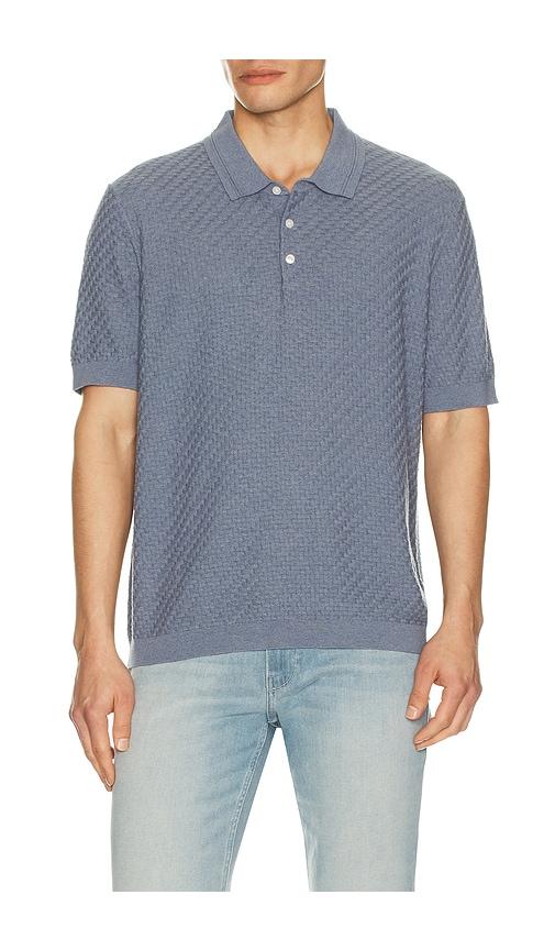 PAIGE Kiko Sweater Polo in Blue by PAIGE