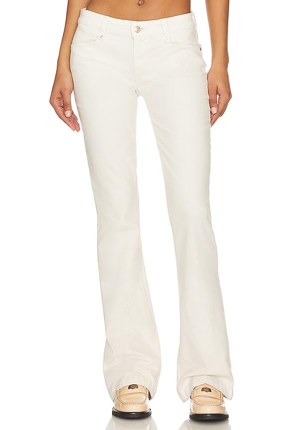 PAIGE Low Rise Laurel Canyon in White by PAIGE