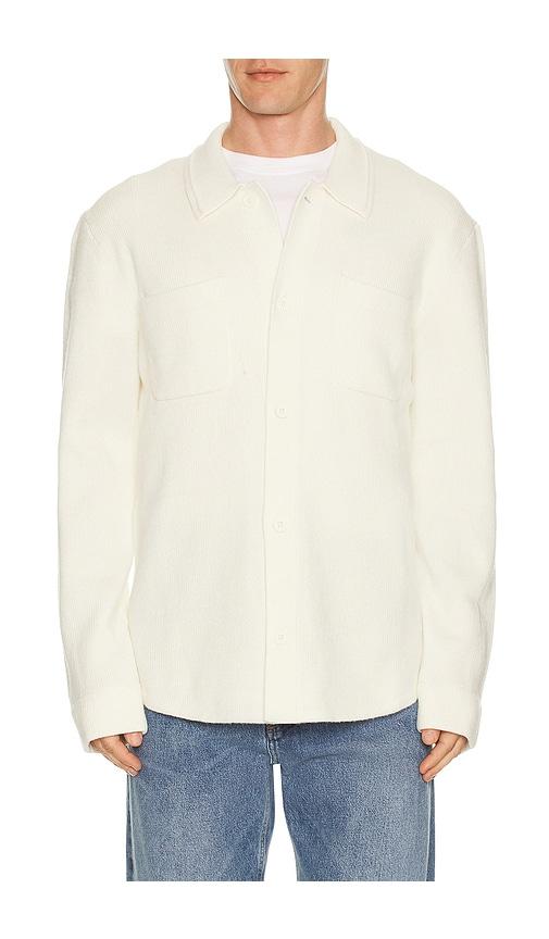 PAIGE Mason Sweater Shirt in White by PAIGE