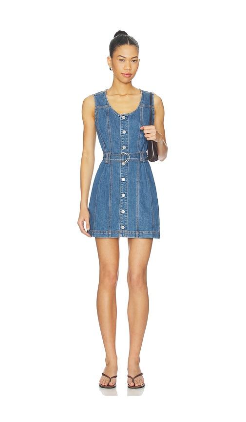 PAIGE Maxine Mini Dress in Blue by PAIGE
