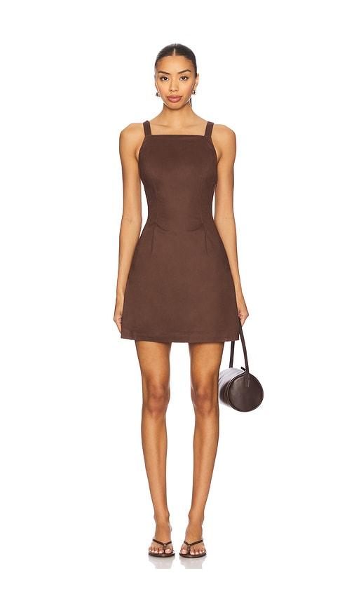 PAIGE Moxie Dress in Chocolate by PAIGE