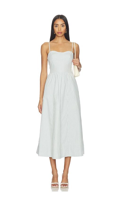 PAIGE Natalee Dress in White by PAIGE