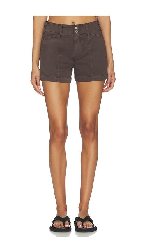 PAIGE Olivia Short in Chocolate by PAIGE