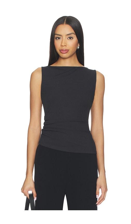 PAIGE Reggie Top in Black by PAIGE