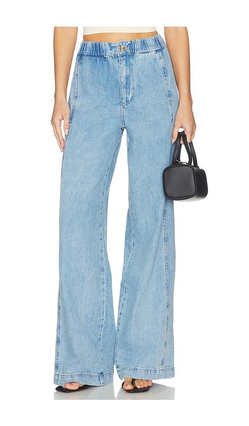 PAIGE Rumi Wide Leg Jeans in Blue by PAIGE