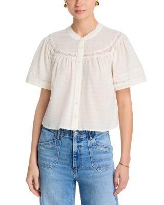 Pasadena Button Front Blouse by PAIGE
