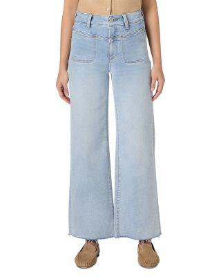 Petite Anessa High Rise Wide Jeans in La Belle by PAIGE