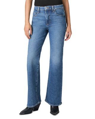 Petites Sofia Mid Rise Flare Jeans in Carver by PAIGE