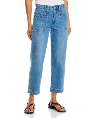 Quincy High Ankle Straight Jeans in Redondo by PAIGE