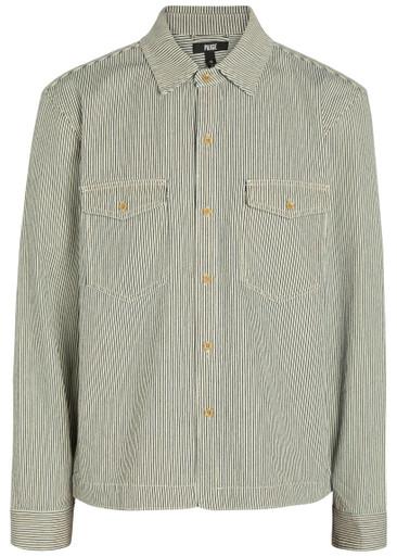 Renzi striped denim jacket by PAIGE