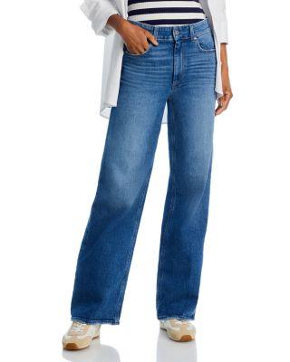 Sasha High Rise Wide Jeans in Stefania Distressed by PAIGE