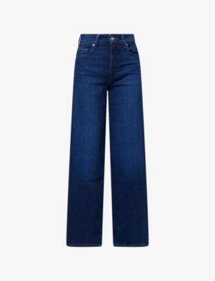 Sasha Wide-Leg Denim-Blend Jeans by PAIGE