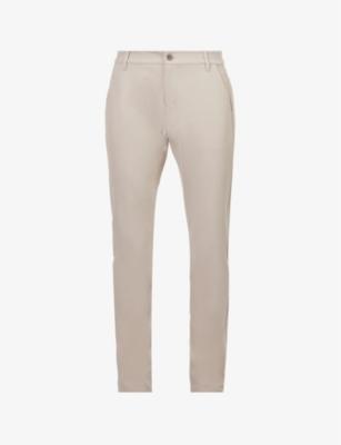 Stafford slim-leg mid-rise stretch-woven trousers by PAIGE