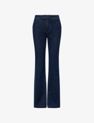 "Stevie 34"" Bootcut High-Rise Denim Jeans" by PAIGE