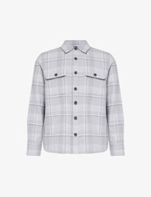 Wilbur plaid-pattern cotton overshirt by PAIGE